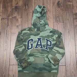 GAP Kids Green Camo Hoodie